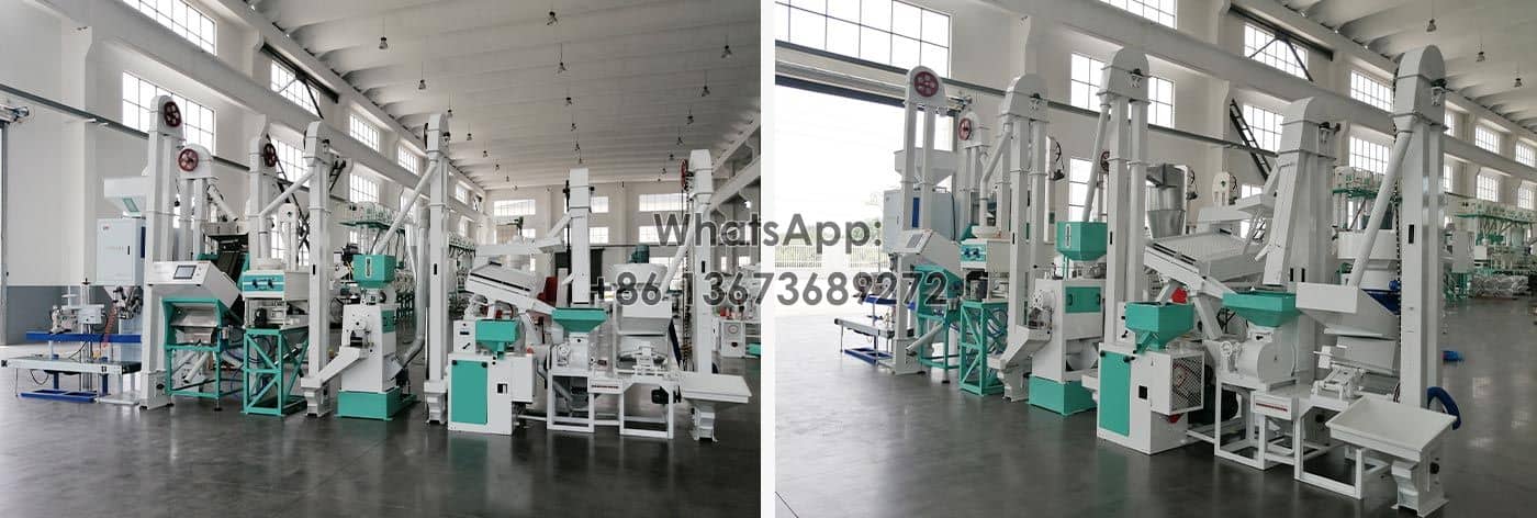 15TPD Complete Rice Mill Production Line