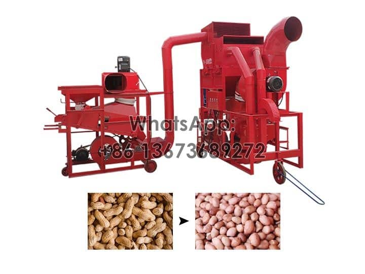 Combined Groundnut Sheller and Cleaner for Sale