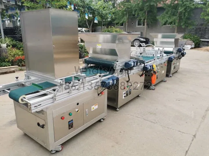automatic tray seeder machine with trays collection