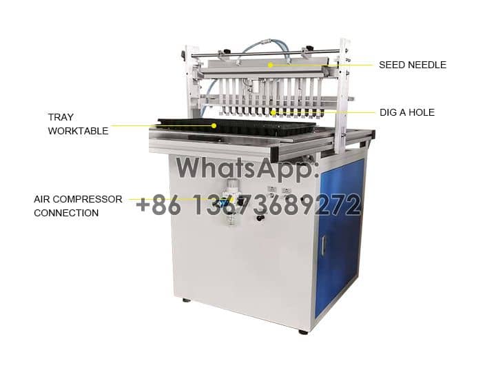 structure of KMR-78 nursery seedling machine