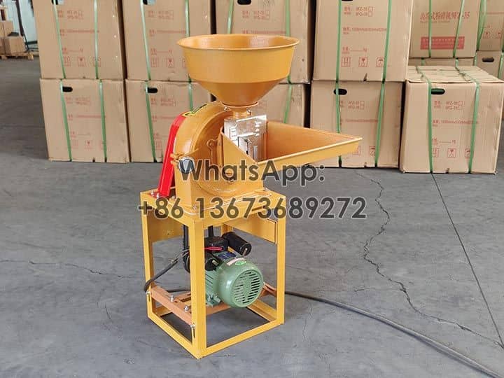 Corn-grinder-machine-with-double-inlets