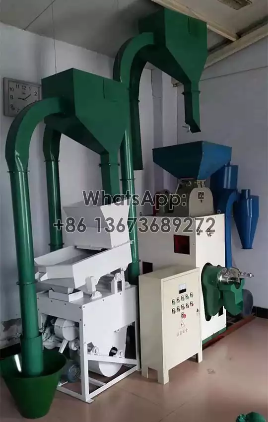 Combined-rice-processing-machine