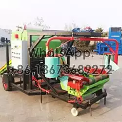 Silage round baler machine