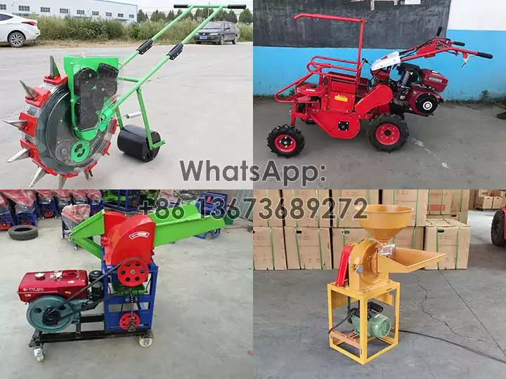 Corn thresher machine and other corn machines