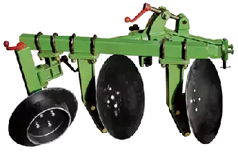 Double disc plough