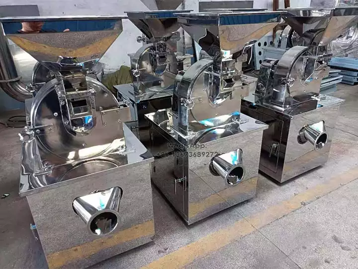 Maintenance of the stainless steel maize milling machine