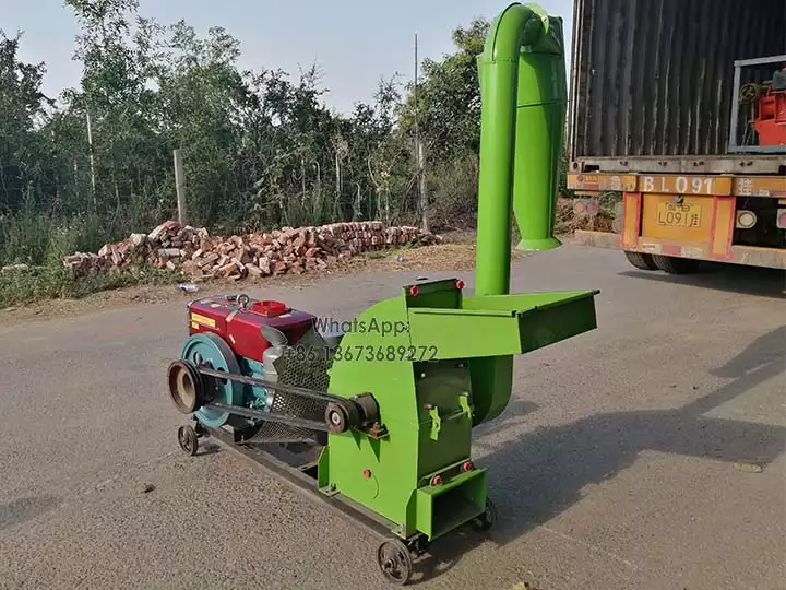 Chicken feed grinder