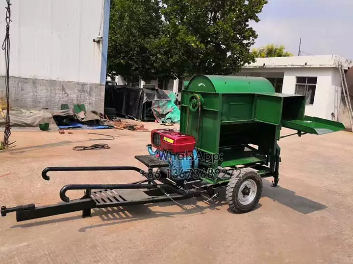 Máquina trilladora de arroz con cáscara