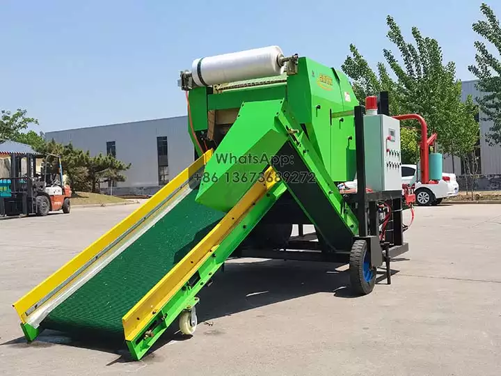 The latest model 70 baling and wrapping machine for agriculture