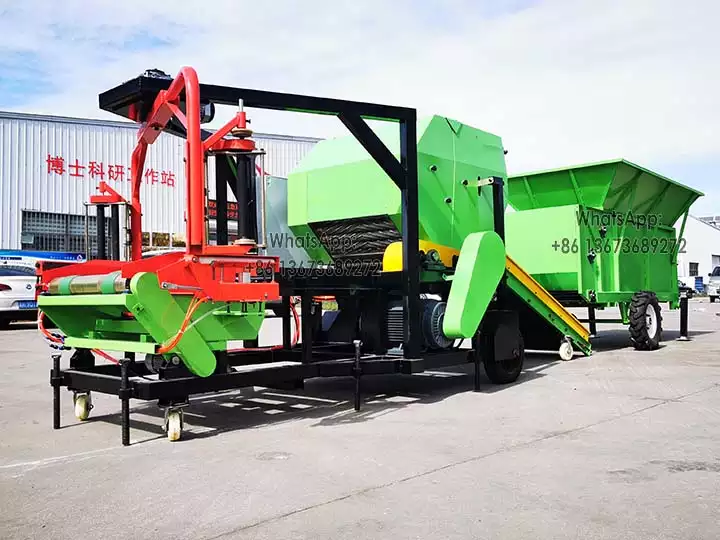 Presse à balles d'ensilage entièrement automatique