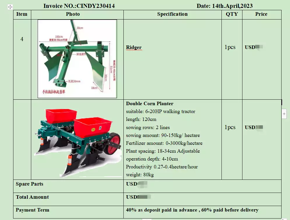 Walking tractor pi-2