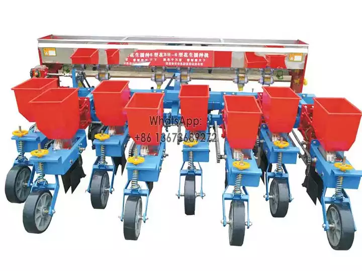 8-row groundnut planter machine