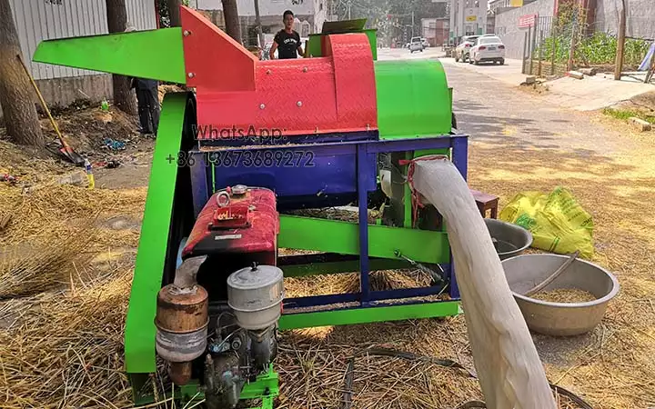 Multifunctional thresher machine