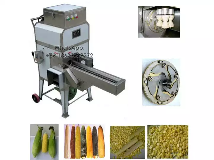 Fresh corn sheller machine