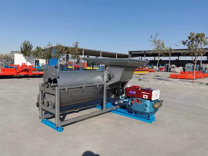 Pumpkin seed harvesting equipment