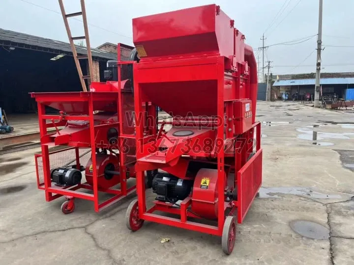 Automatic peanut sheller and cleaner