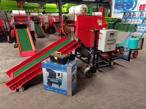 Electric silage baler