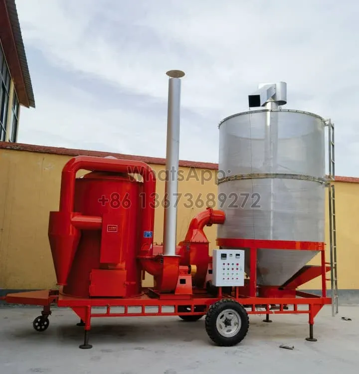 mobile grain dryer for rice wheat corn