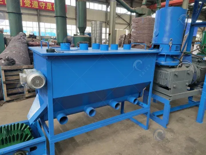 Horizontal cooling machine