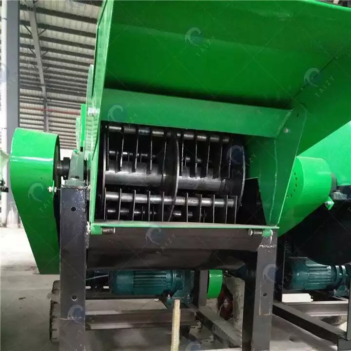 Internal parts of silage making machine