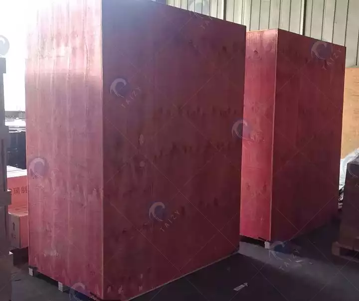 Machine package ready to ship