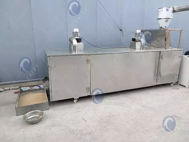 Fish feed drying machine