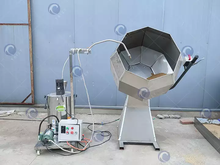 Seasoning machine for fish food