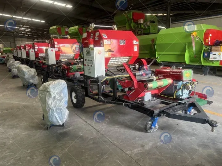 Baler ilage loại PTO và trình bao bọc cho thị trường địa phương