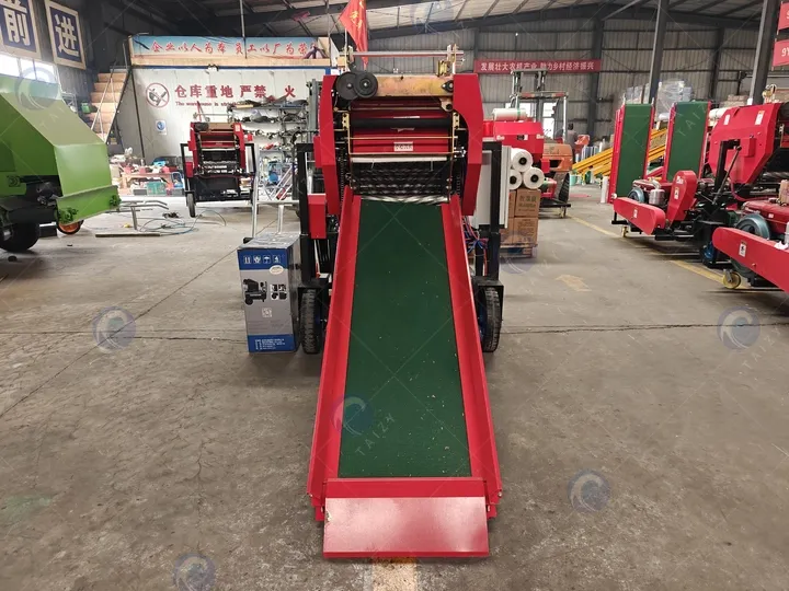 máquina de bala de ensilaje con 204 rodamientos