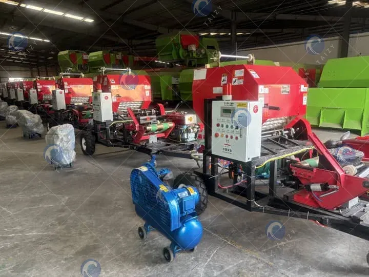 Baler tròn ủ chua với chất lượng vật liệu