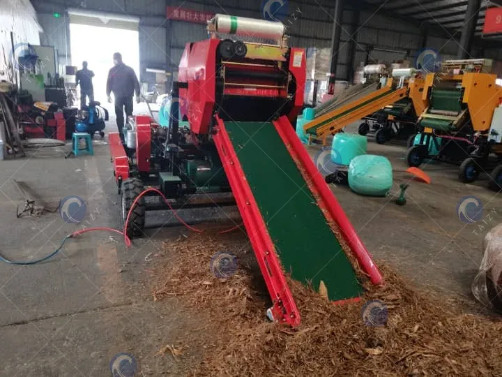 quality movable silage baler in the factory