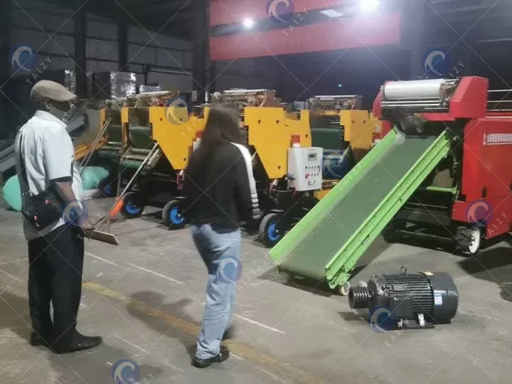 silage baler machine visit