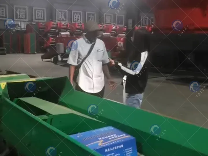 site introduction about silage cutting machine