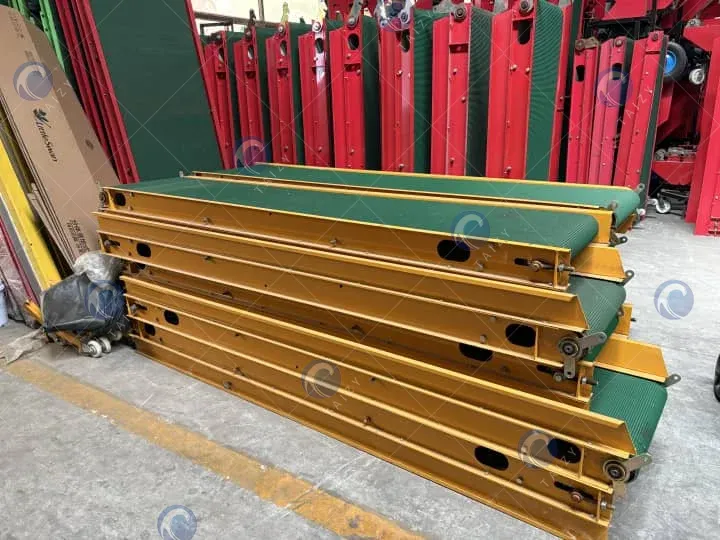 transportador para máquina de empaquetado de silo