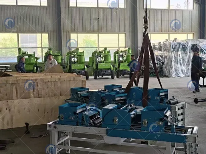 máquina de siembra de vivero de arroz lista para empacar