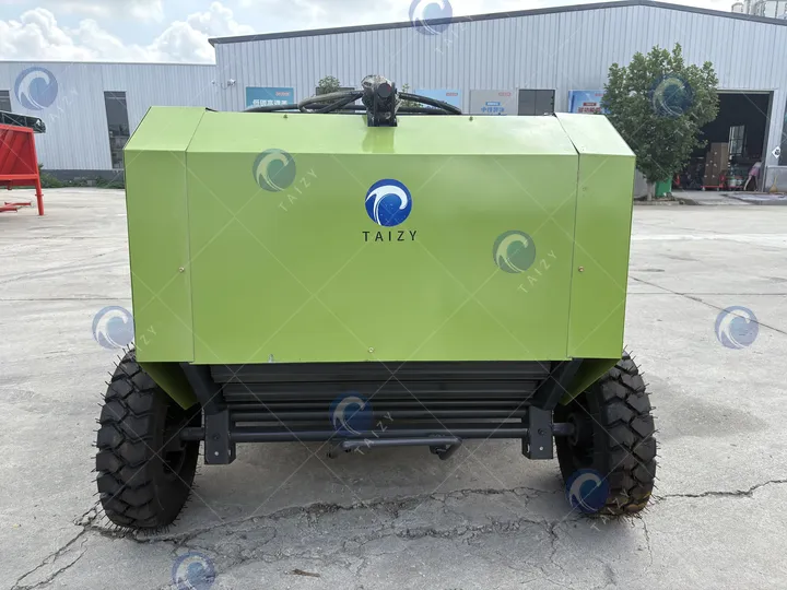 máquina empacadora de cosecha de pino de paja