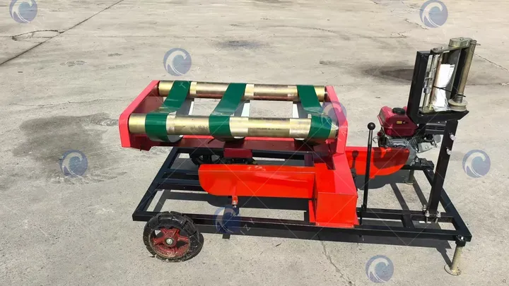máquina de envoltura para pacas de paja