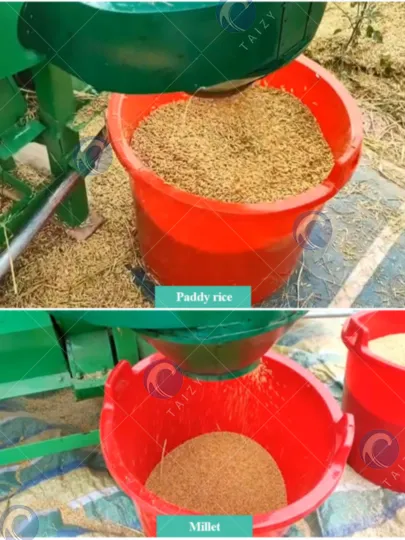 mesin penuai pelbagai fungsi untuk padi dan millet
