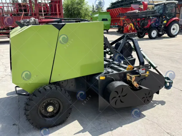 round silage chopping and baler machine from Taizy