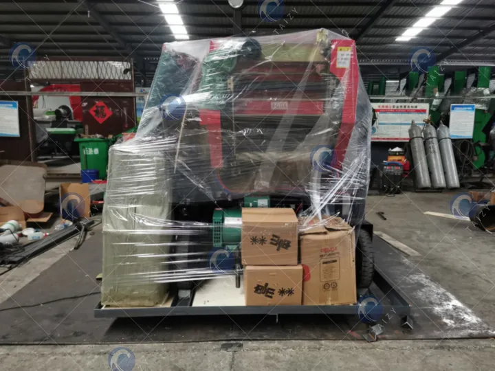 máquina baler de ensilaje lista para envío