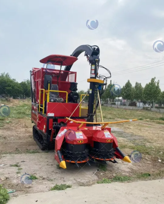 silage harvester with sunshed