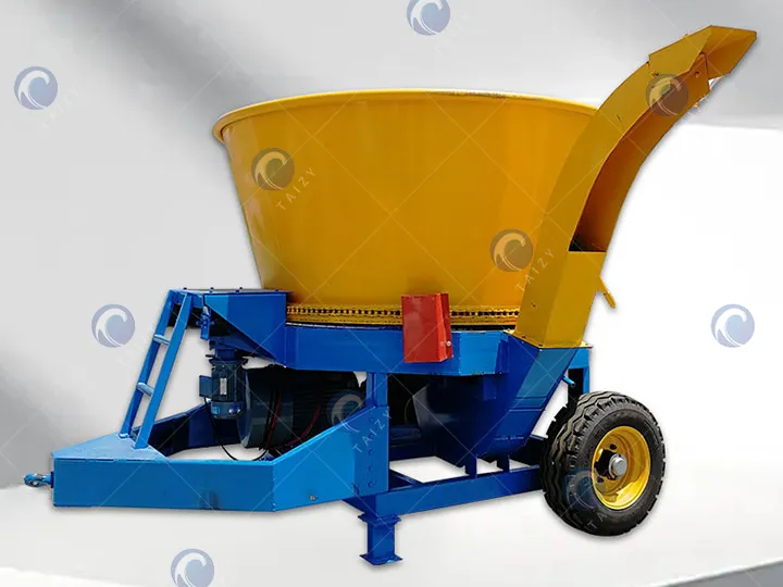 máy nghiền bao cỏ với xả trên