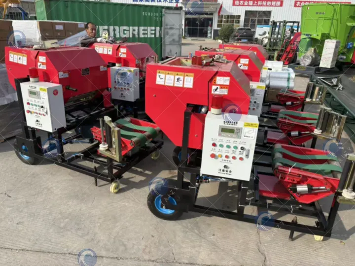 quality silage round bale wrapping machine
