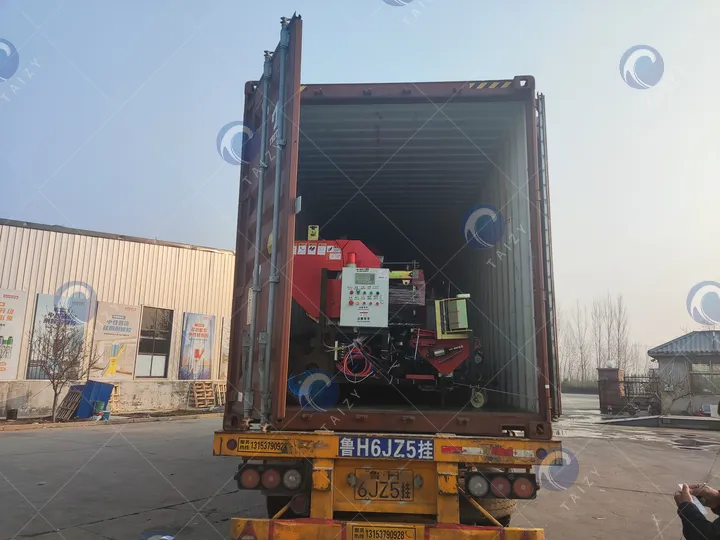 10 sets silage ronde balenwikkelmachines in de container