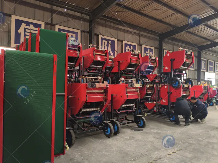 silage balenwikkelmachine voor batchproductie