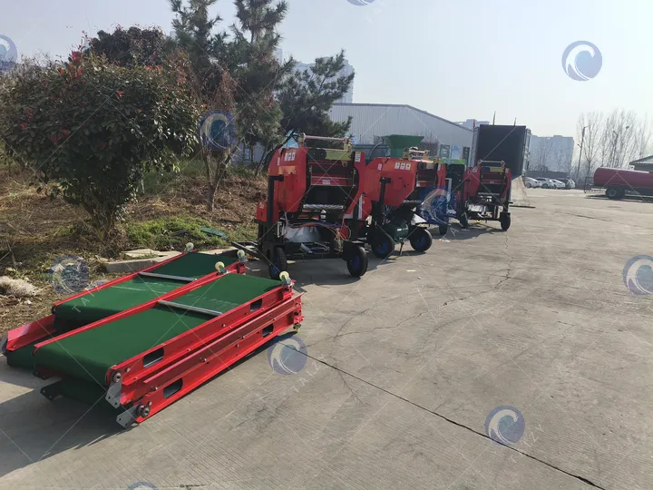 Silage ronde balenpers klaar voor levering