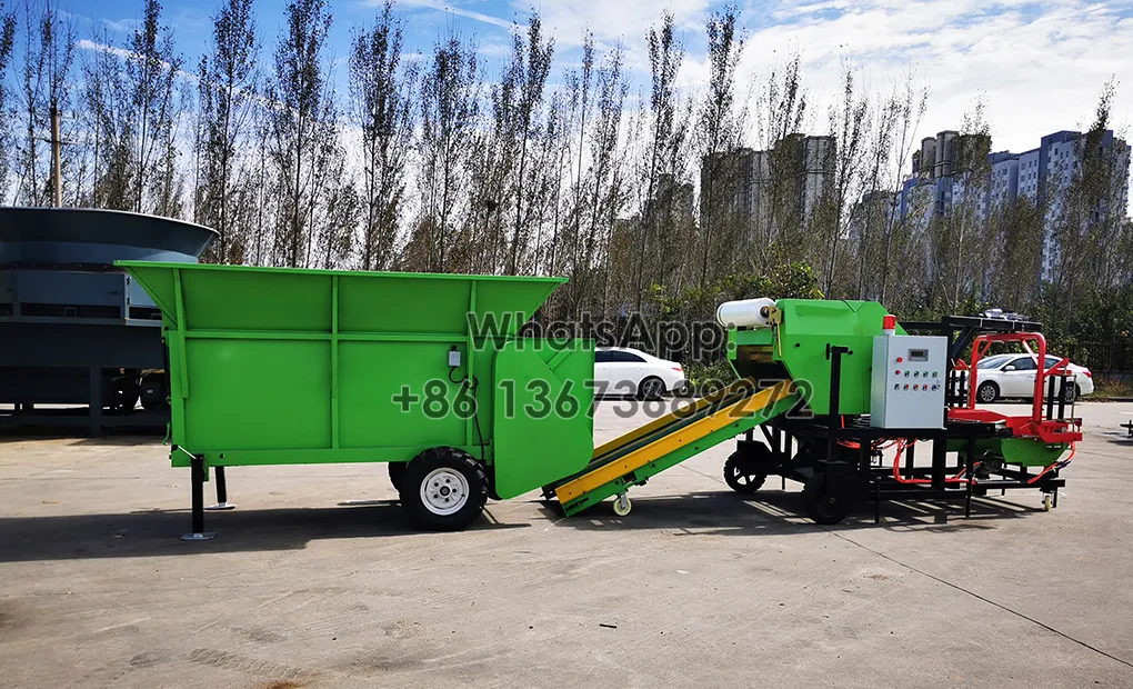 automatic silage baling wrapping machine