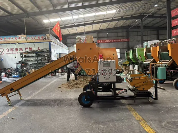 belt-type silage baler wrapper