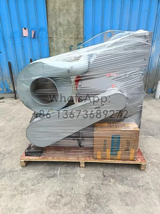 embalaje de máquina de molienda de maíz con caja de madera