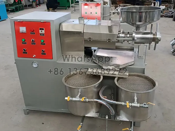 Máquina industrial de extracción de aceite por tornillo